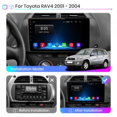 Junsun V1pro AI Voice For T oyota RAV4 RAV 4 2001 - 2015 car radio 2 din android Auto Multimedia GPS Track Carplay 2din DVD