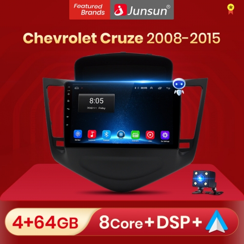 Junsun V1pro AI Voice For Chevrolet Cruze 2008 - 2015 car radio 2 din android Auto Multimedia GPS Track Carplay 2din DVD