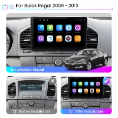 2 Din Android 11 Autoradio für Opel Insignia Buick Regal 2009-2013  Multimedia Video Player Navigation Gps Carplay Auto Qled Dsp