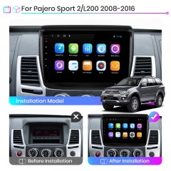 Junsun V1pro For M itsubishi Pajero Sport 2 L200 Triton 2008 - 2016 car radio 2 din android Auto Multimedia Carplay 2din DVD