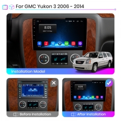 Junsun V1 pro Android 10 For GMC Yukon 3 GMT 900 2006 - 2014 Car Radio Multimedia Video Players Android Auto CarPlay 2 din dvd 5.0 3 Reviews 8 orders