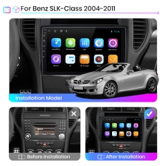 Junsun V1 pro Android 10 For Mercedes-Benz SLK Class R171 2004 - 2011 Car Radio Multimedia Video Players Android Auto CarPlay 2