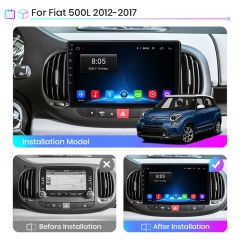 Junsun V1 Android 10 For Fiat 500L 2012 - 2017 Car Radio Multimedia Video Players Android Auto CarPlay 2 din dvd