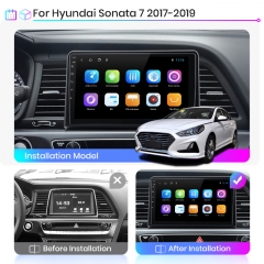 Junsun V1 pro Android 10 For H yundai Sonata 7 LF 2017 - 2019 Car Radio Multimedia Video Players Android Auto CarPlay 2 din dvd