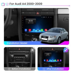 Junsun V1 pro AI Voice 2 din Android Auto Radio for Audi A4 2000-2009 Seat Exeo Car Radio Multimedia GPS Track Carplay 2din dvd