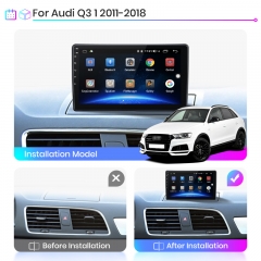 Junsun V1 pro AI Voice 2 din Android Auto Radio for Audi Q3 MMI 2G 3G 2011-2018 Car Radio Multimedia GPS Track Carplay 2din dvd