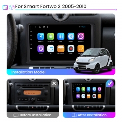 Junsun V1 pro AI Voice 2 din Android Auto Radio for Smart Fortwo 2005 - 2010 Car Radio Multimedia GPS Track Carplay 2din dvd