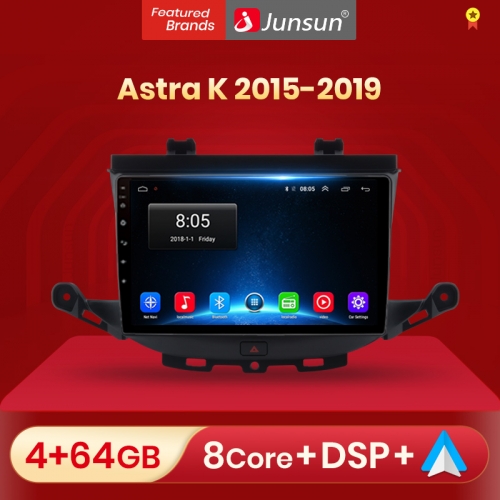 Junsun V1 pro AI Voice 2 din Android Auto Radio for Opel Astra K 2015-2019 Car Radio Multimedia GPS Track Carplay 2din dvd