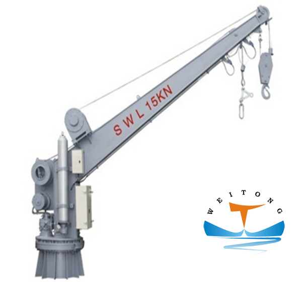 Single Arm Slewing Boat Davit With Crane From China Manufacturer Weitong Marine 