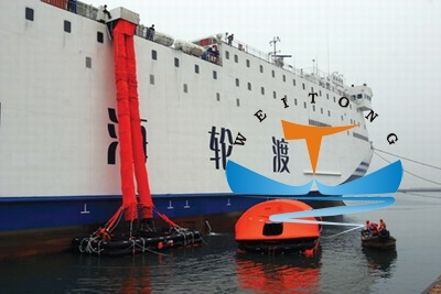 Double Chute Vertical Passage Marine Evacuation System