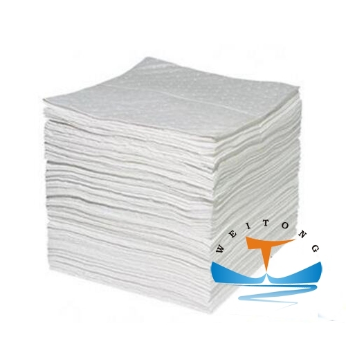 What are oil absorbent pads made up of？