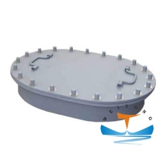 Marine Manhole Hatch Cover with Coaming Type A
