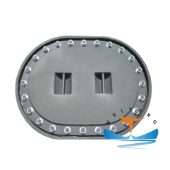 Flush Type D Marine Manhole Cover For Ship