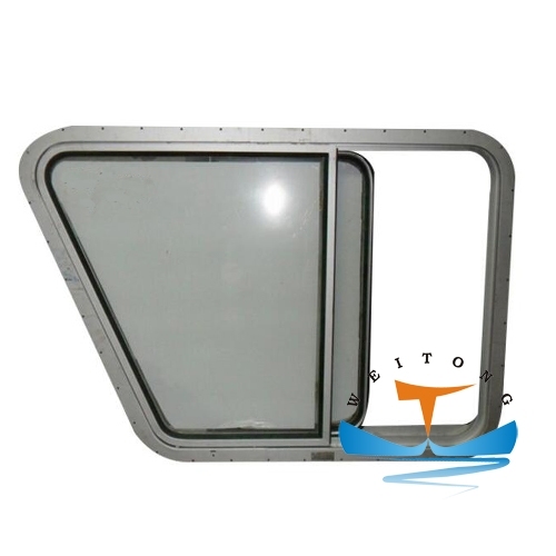 Ship Wheel House Bolted Aluminum Marine Sliding Window