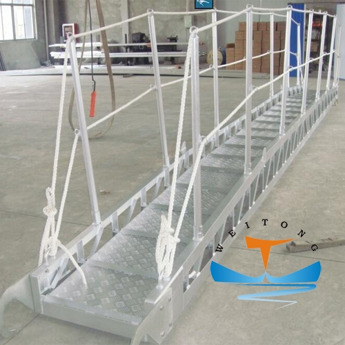 Bend Type Aluminum Wharf Ladder