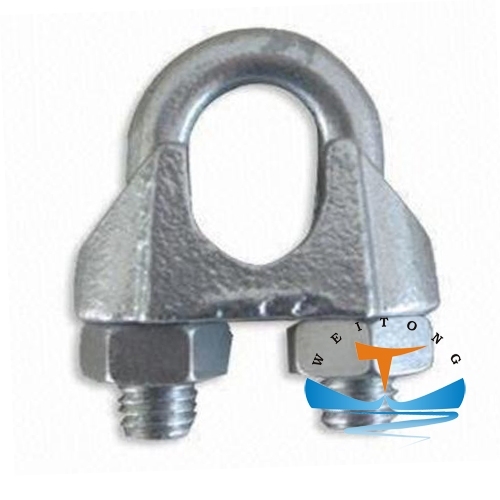 Galv Malleable Galvanized Wire Rope Holding Clip