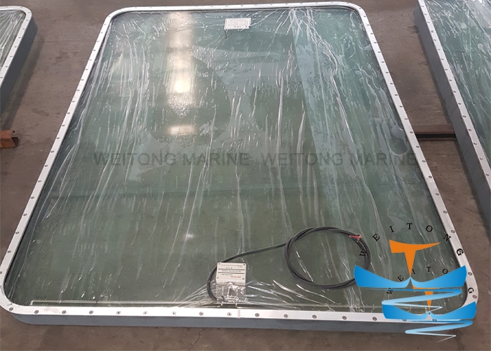 Aluminum/Steel Welded Fixed Marine Rectangular Window for Wheelhouse