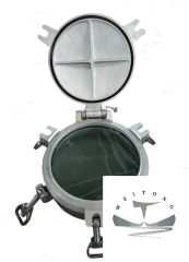 Marine Side Scuttle Weathertight Portholes Deadlight with Storm Cover