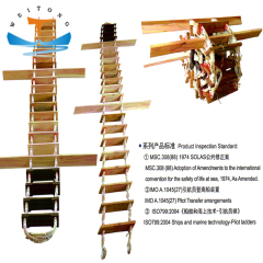 Solas Approved BV/CCS Certificate Marine Pilot Ladder for Boat