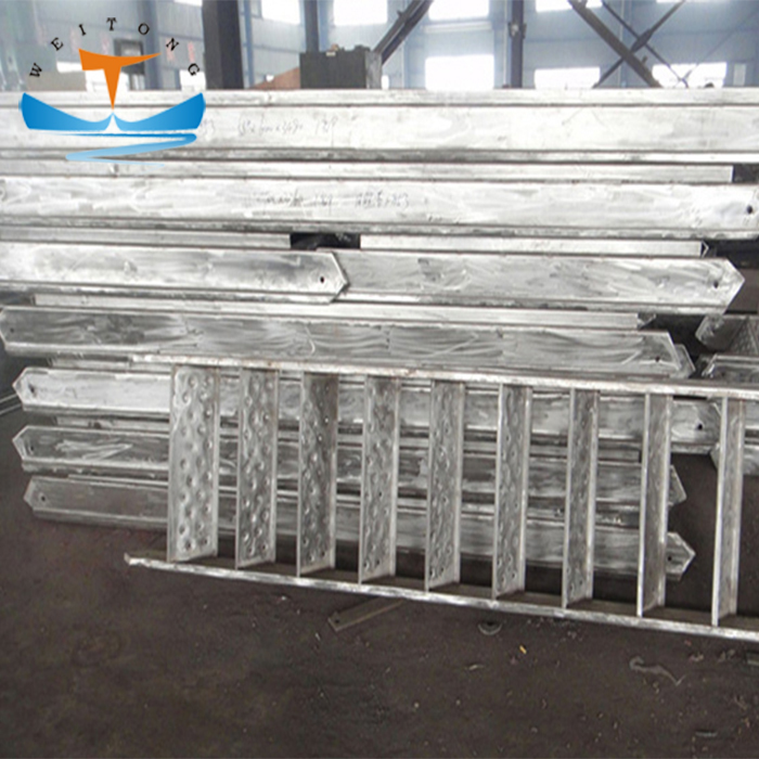 Aluminum Marine Inclined Ladder For Ship