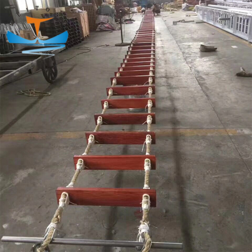 ABS/BV/DN/CCS Certificate Marine Embarkation Rope Ladder For Ship
