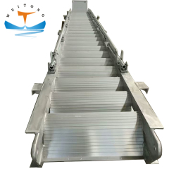 Solas Approved BV/ABS Fixed Arc Step Aluminum Alloy Marine Accommodation Ladder for Ship