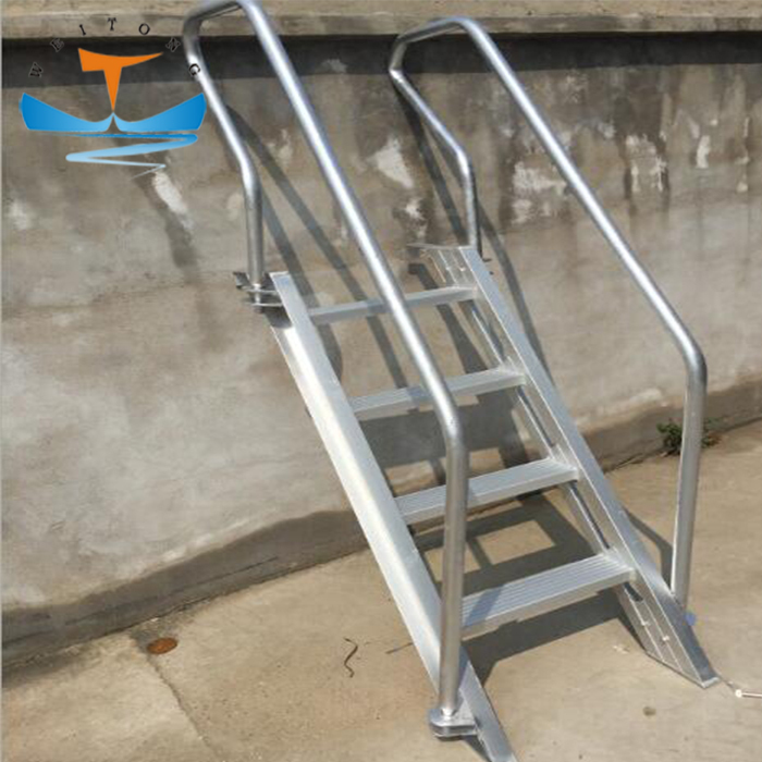 Marine Engine Room Steel Inclined Ladder