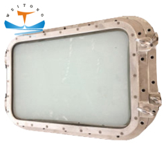 Aluminum/Steel Welded Fixed Marine Rectangular Window for Wheelhouse