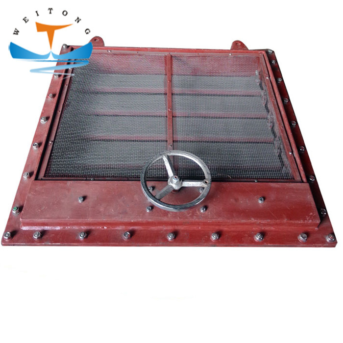 Marine Manual Steel Watertight Shutters Louver Vents Damper for Ship