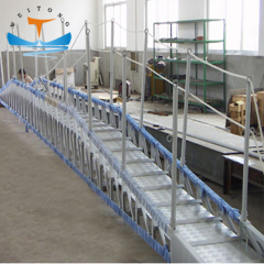 Bend Type Aluminum Wharf Ladder