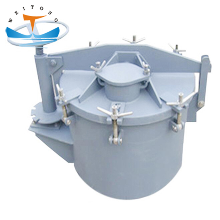 Round Quick Operating Rotating Wheel Marine Oil Tight Hatch Cover