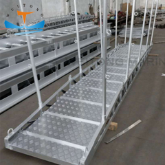 DNV/BV/CCS Certificate Aluminum Wharf Ladder for Ship/ Marine Wharf Ladder/ Boat Wharf Ladder