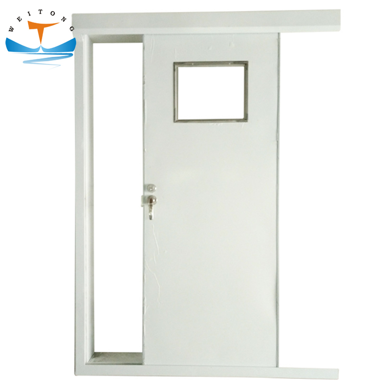 Fireproof Aluminum Wheelhouse Marine Cabin Sliding Door with Window