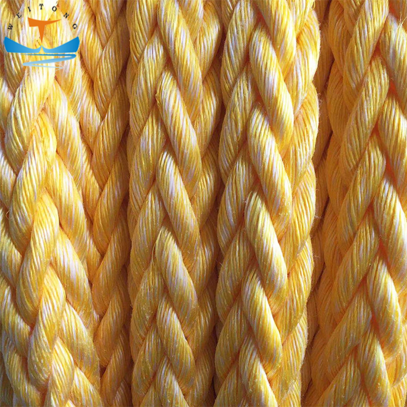 8 Strand PP Nylon Polyester Rope Used In Boat Marine Sea Yacht