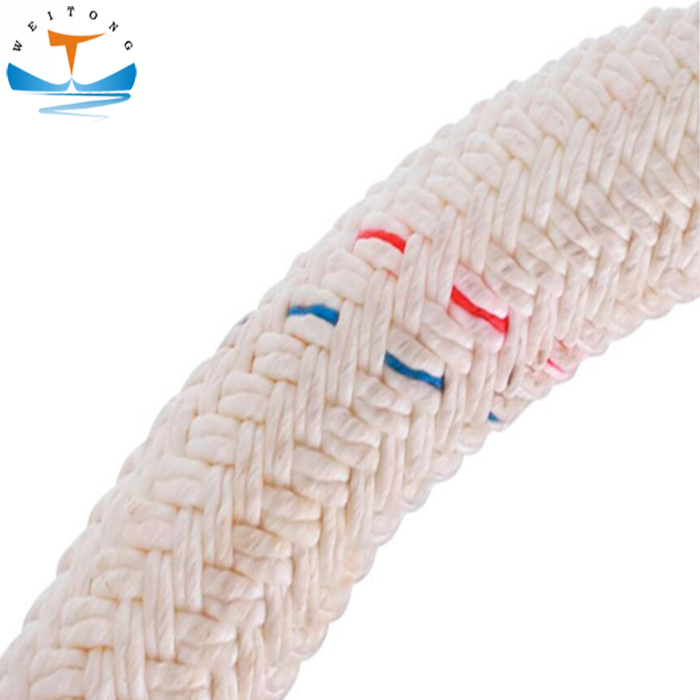 3/4/5mm PP Material Polypropylene Cord Double Braided Mooring Rope
