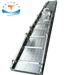 CCS/ABS Marine Aluminum Wharf Gangway Ladder