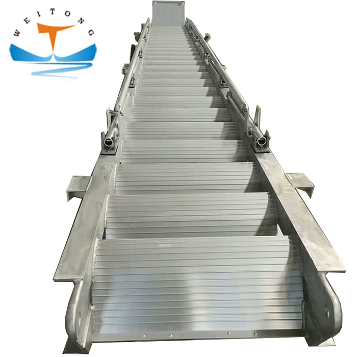 Customized CCS/BV/ABS Certificate Marine Aluminium Gangway Ladder