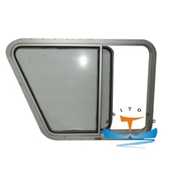 Aluminum Marine Boat Sliding Windows Boat Sliding Portlight Waterproof Double Sliding Window