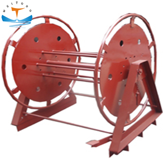 Marine Manual Mooring Fiber Wire Reel for Ship