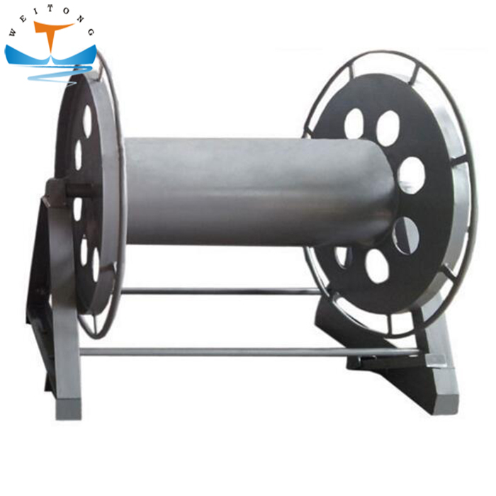 Manual Marine Mooring Rope Reel Steel Wire Reel