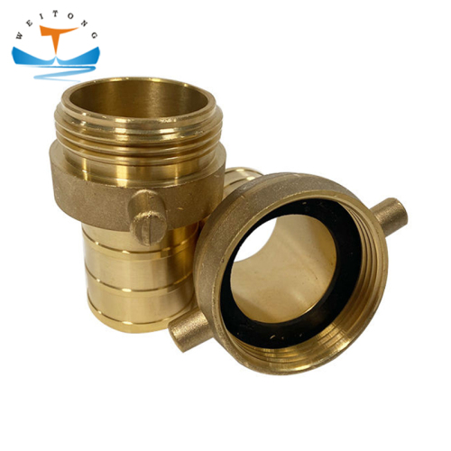IMPA 330867 Brass DN65 ANSI Pin Fire Hose Couplings