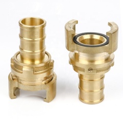 Brass Guillemin Type Fire Hose Coupling