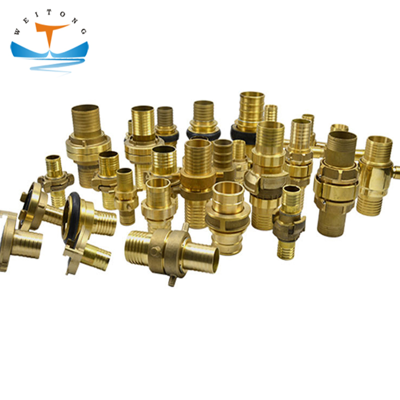 Brass DN40/50/65 Storz/Nakajima/Rolf/Norwegian/French/American ANSI/GOST/John Morris/Machino/Italian/Korean Type Fire Hose Couplings