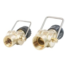 Brass Three Position Fog Fire Hose Nozzle