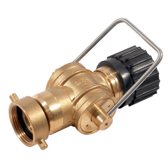 IMPA 330835 DN50 Brass ANSI Pin 3 Position Fog Fire Hose Nozzle