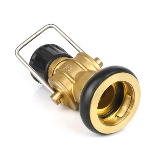 Brass Machino Three Position Fog Fire Hose Nozzle