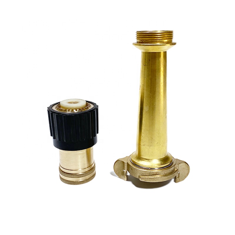 IMPA 330804 DN65 Brass Nakajima Type Jet/Spray Fire Hose Nozzle