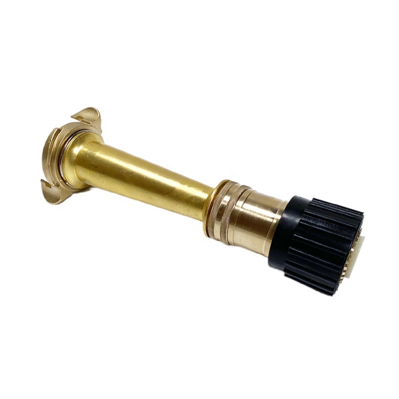 Brass Nakajima Type Jet Spray Fire Hose Nozzle