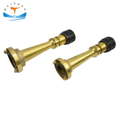 Brass Marine Storz Type Jet Spray Fire Water Gun For Ship