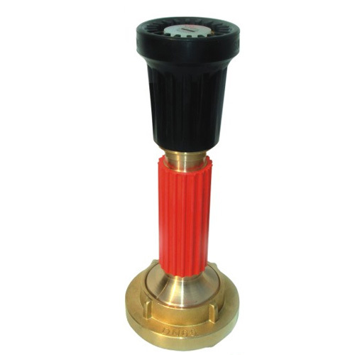 Brass NOR Type Jet Spray Fire Hose Nozzle